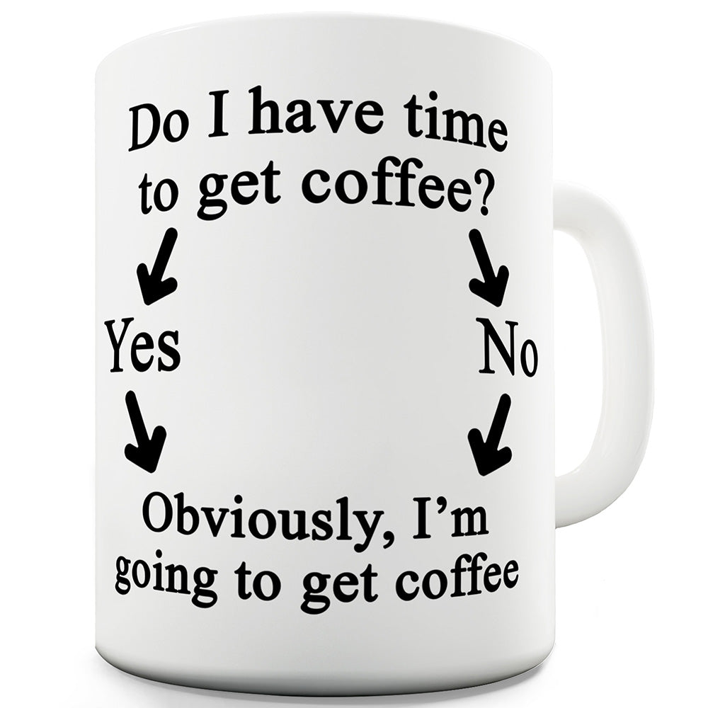 Do I Have Time To Get Coffee? Funny Mugs For Coworkers