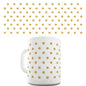 Yellow Polka Dot Pattern Funny Mug