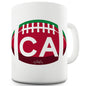 CA California Football Ceramic Tea Mug