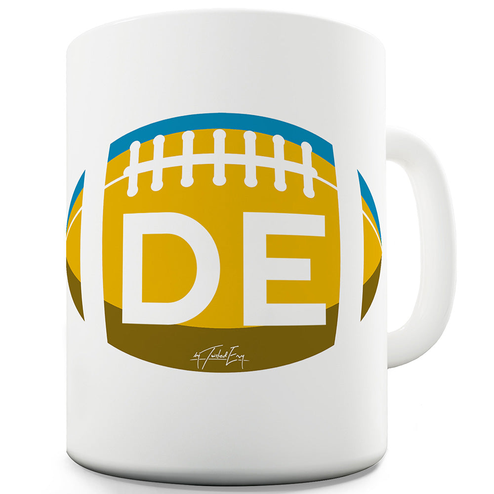 DE Delaware Football Funny Mugs For Dad