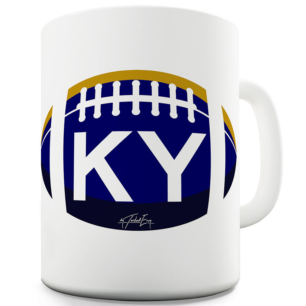 KY Kentucky Football Funny Mug