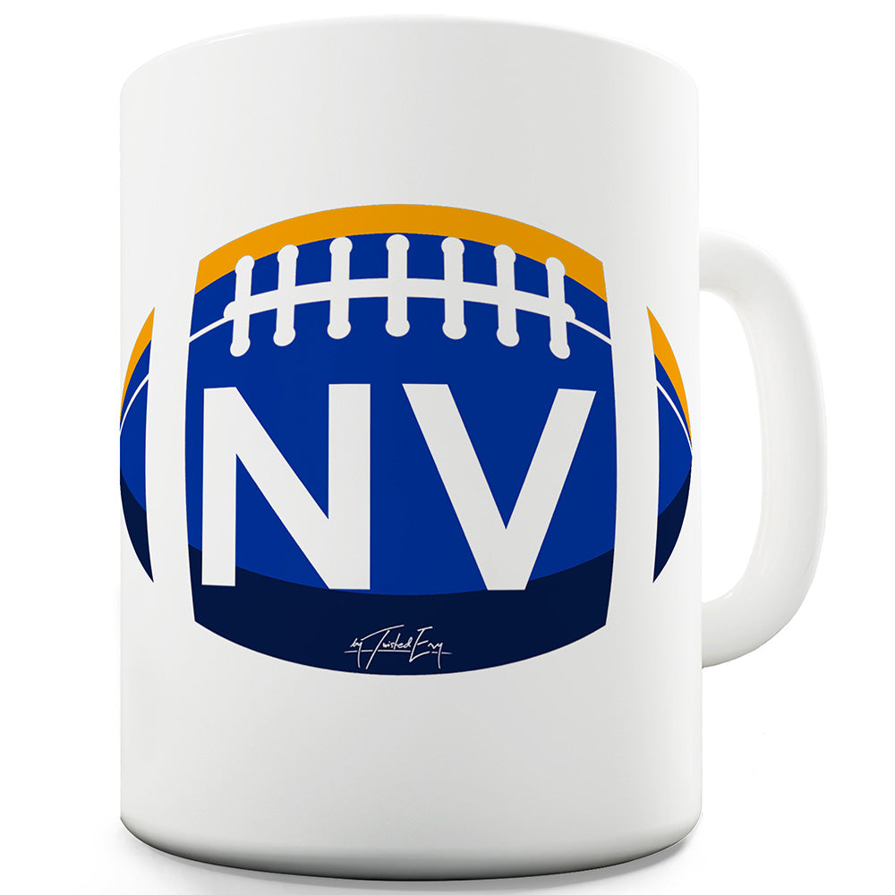 NV Nevada Football Ceramic Novelty Mug