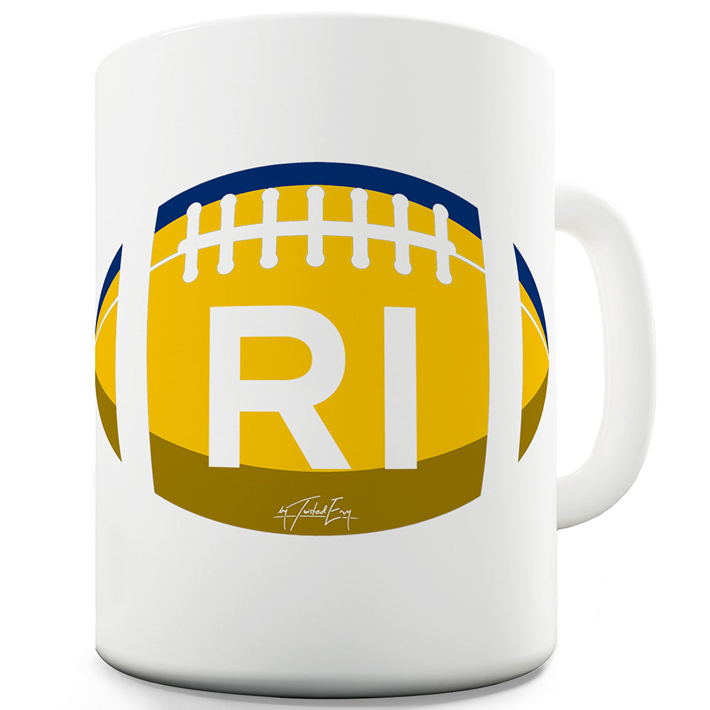 RI Rhode Island Football Funny Mugs For Women