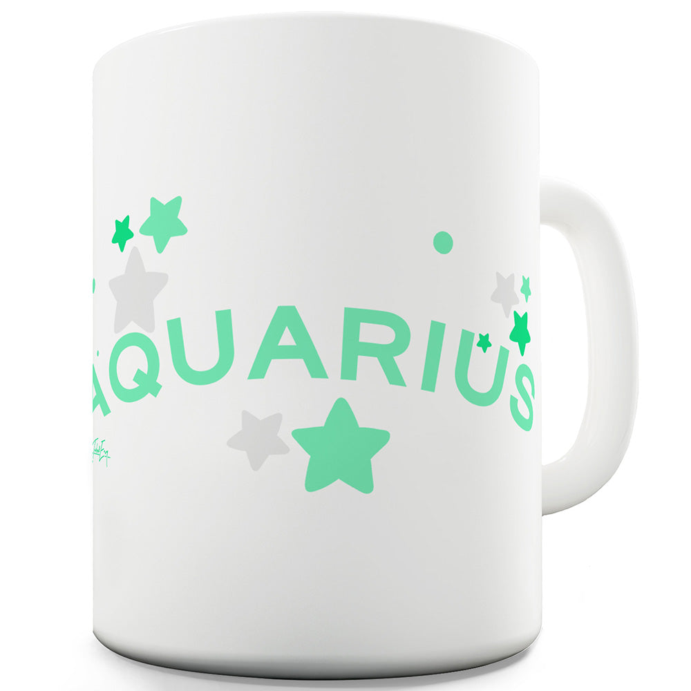 Starry Aquarius Ceramic Mug