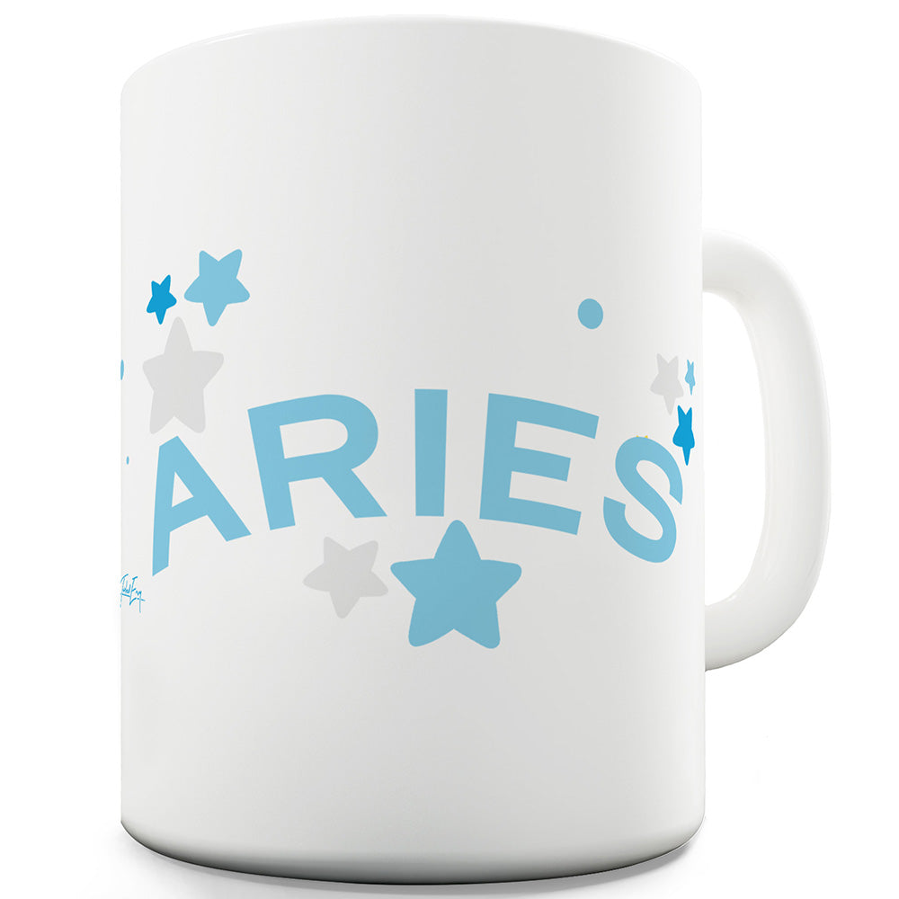 Starry Aries Funny Novelty Mug Cup