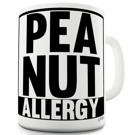 Peanut Allergy Ceramic Mug