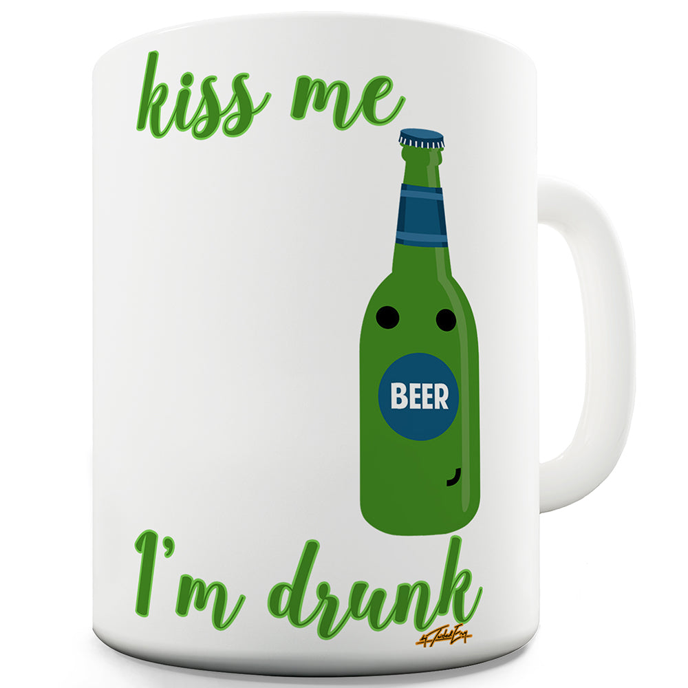 Kiss Me I'm Drunk Funny Mugs For Men