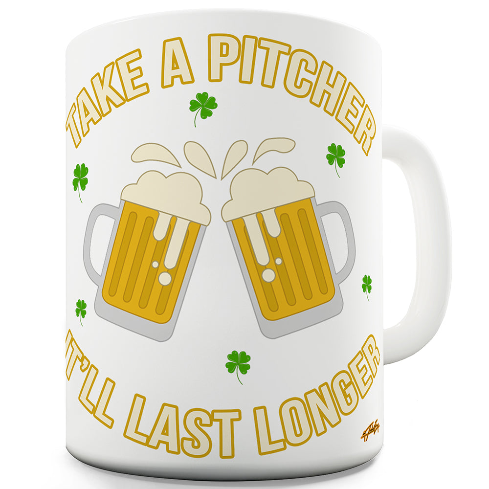 Take A Pitcher Funny Mugs For Men