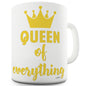 Queen Of Everything Crown Funny Mugs For Friends