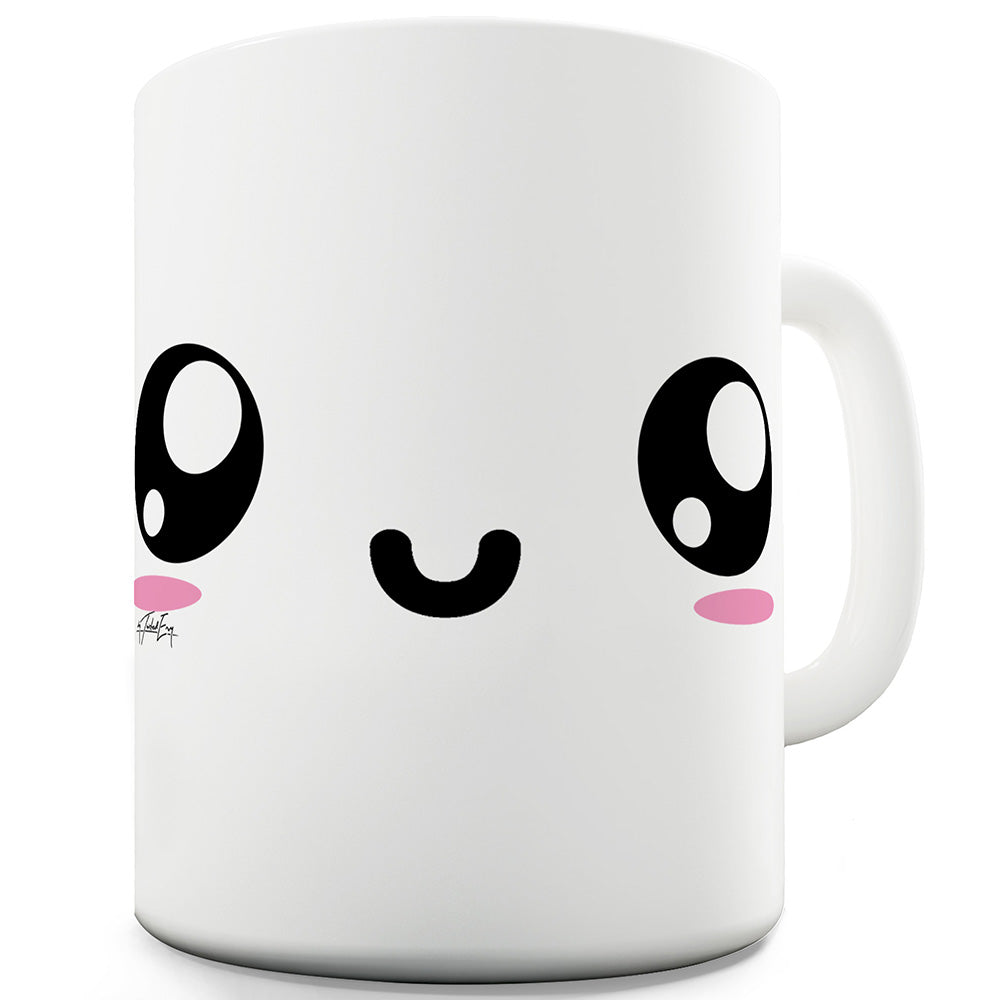 Adorable Cute Face Ceramic Novelty Gift Mug