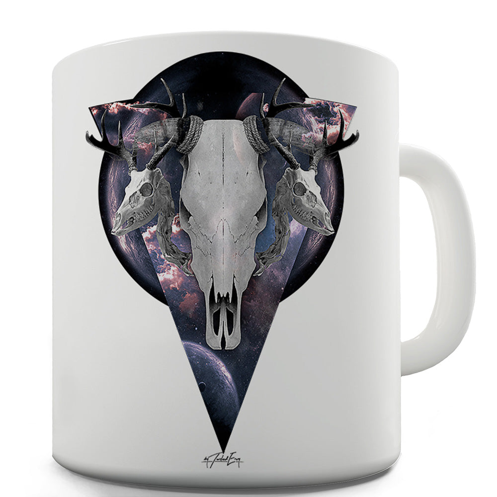 Animal Skull Galaxy Mug - Unique Coffee Mug, Coffee Cup