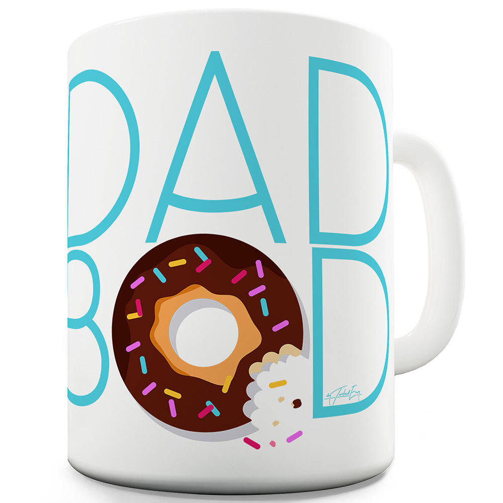 Dad Bod Doughnut Mug - Unique Coffee Mug, Coffee Cup