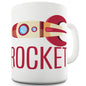 Rocket Spaceship Funny Mugs For Dad