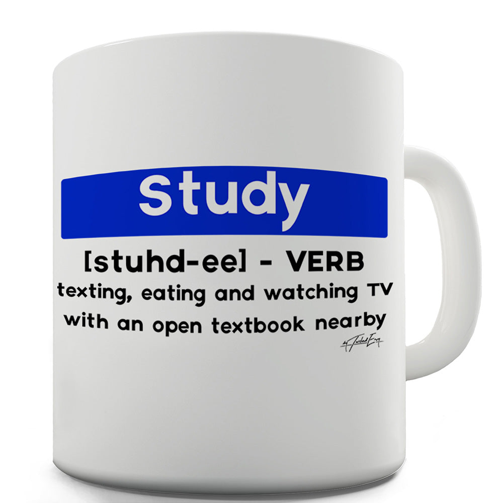 Definition Of Study Funny Mugs For Men