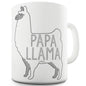 Papa Llama Funny Mugs For Dad