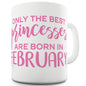 The Best Princesses Are Born In February Funny Mugs For Men