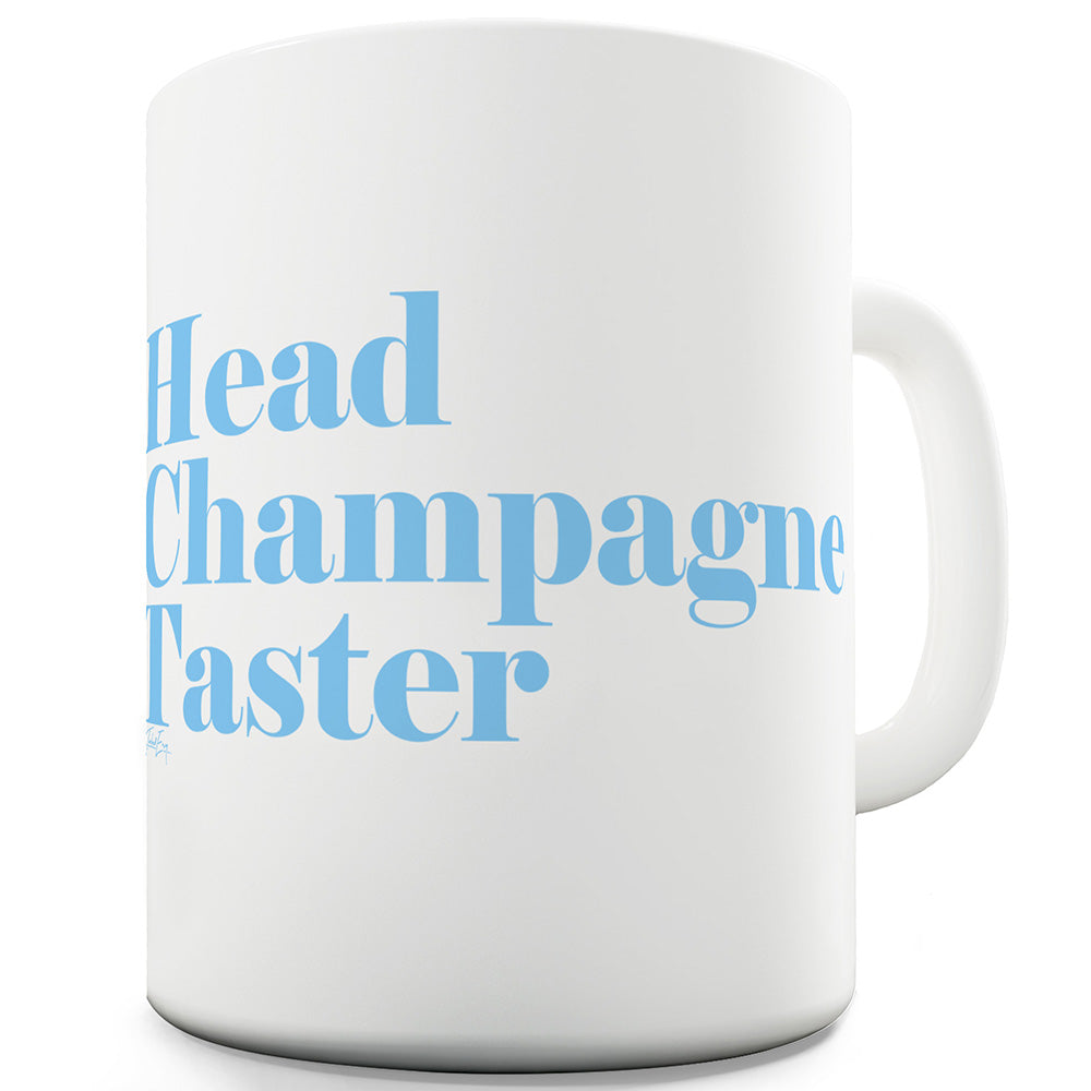 Head Champagne Taster Ceramic Novelty Mug