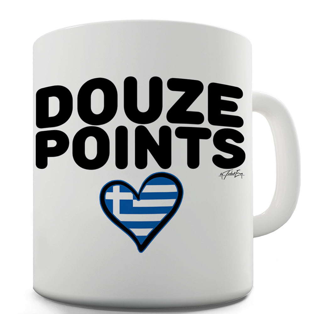 Douze Points Greece Mug - Unique Coffee Mug, Coffee Cup