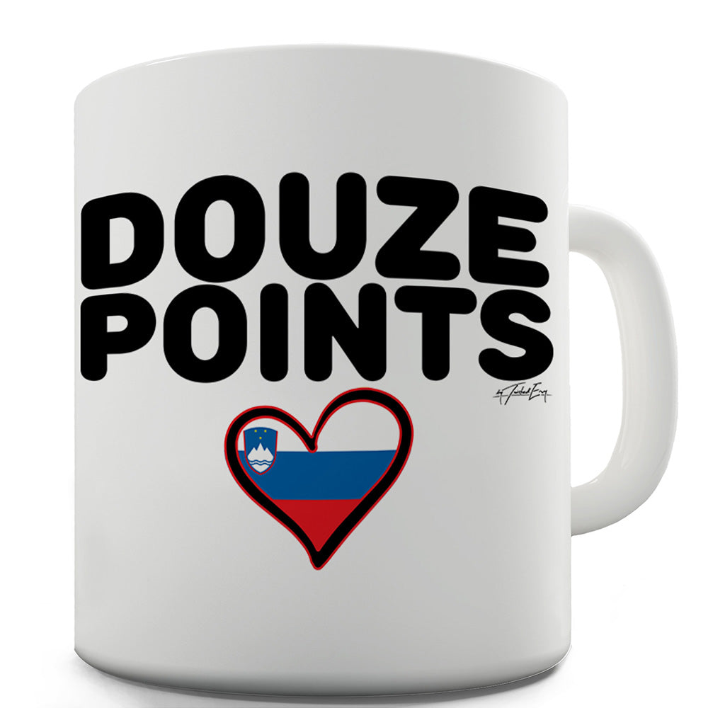 Douze Points Slovenia Funny Mugs For Men Rude