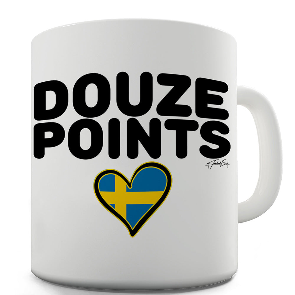 Douze Points Sweden Ceramic Tea Mug