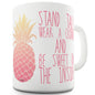 Pineapple Sweet On The Inside Funny Mugs For Work