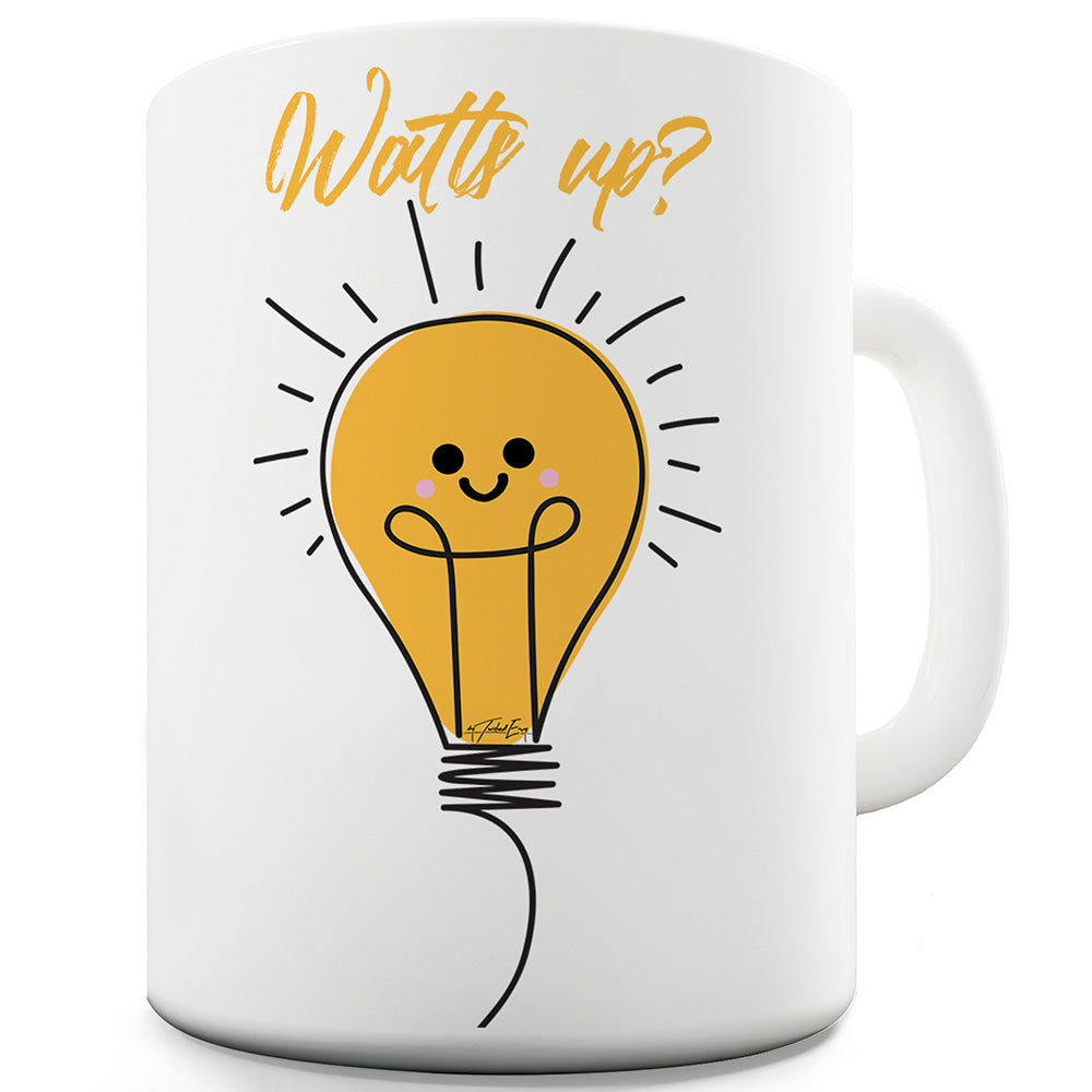 Watts Up? Mug - Unique Coffee Mug, Coffee Cup