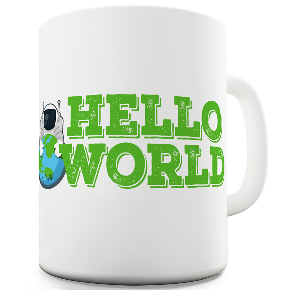 Hello World Ceramic Tea Mug