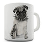 Punk Pug Ceramic Mug Slogan Funny Cup