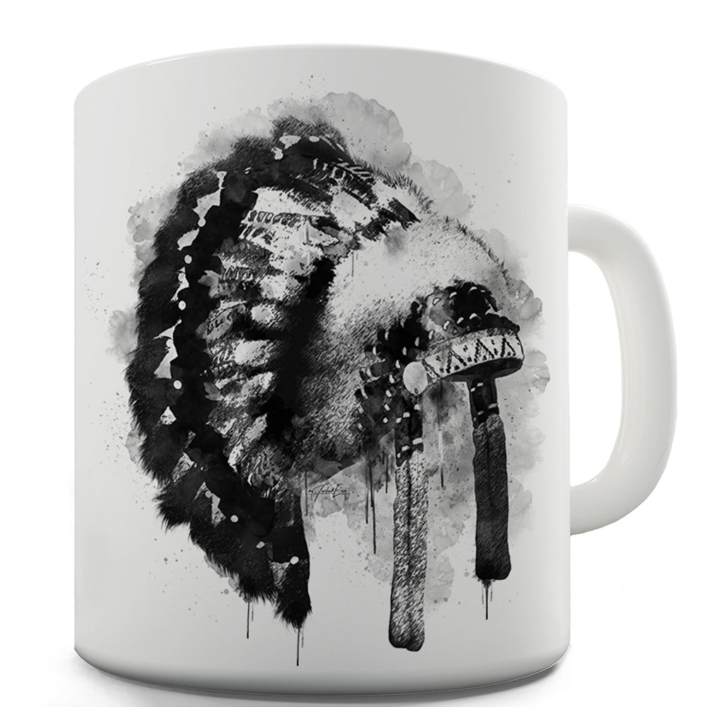 Native American Headdress Funny Mugs For Work