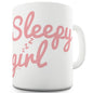 Sleepy Girl Mug - Unique Coffee Mug, Coffee Cup