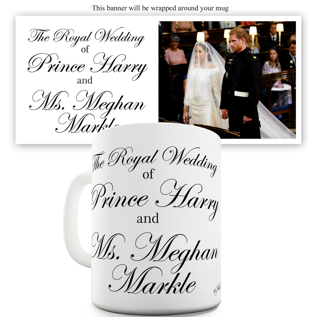 Royal Wedding Photo Harry And Meghan Ceramic Novelty Mug
