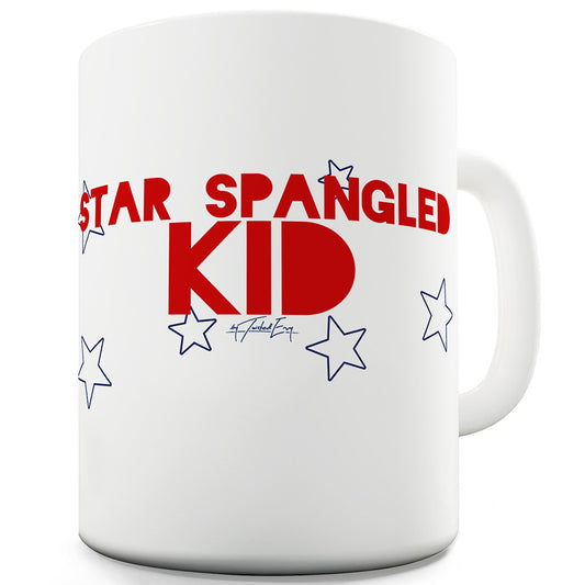 Star Spangled Kid Ceramic Novelty Gift Mug