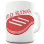 BBQ King Funny Office Secret Santa Mug