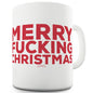 Merry F-cking Christmas Red Funny Coffee Mug