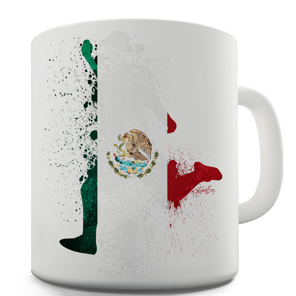 Football Soccer Silhouette Mexico Funny Mugs For Men Rude