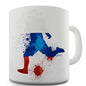 Football Soccer Silhouette Russia Funny Mugs For Dad