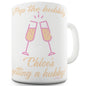 Pop The Bubbly Personalised Mug - Unique Coffee Mug, Coffee Cup