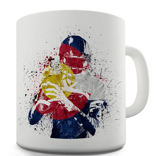 Colorado American Football Player Mug - Unique Coffee Mug, Coffee Cup