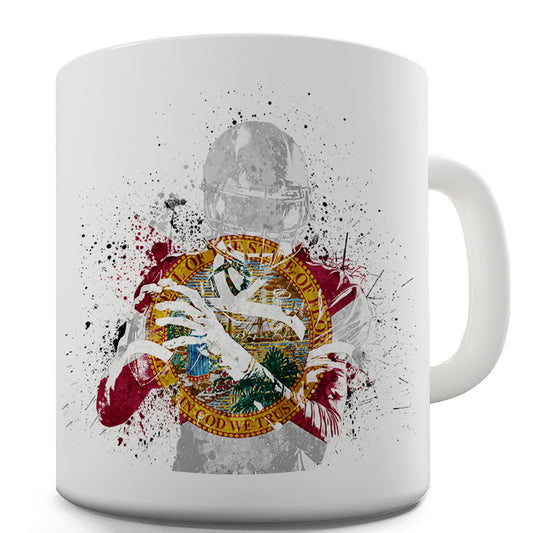 Florida American Football Player Funny Coffee Mug