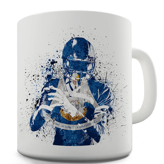 Louisiana American Football Player Ceramic Novelty Gift Mug