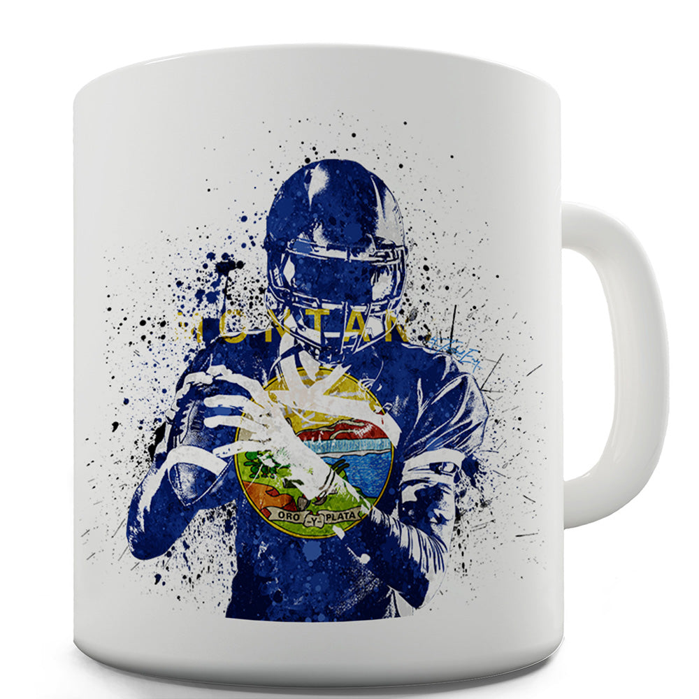 Montana American Football Player Ceramic Tea Mug