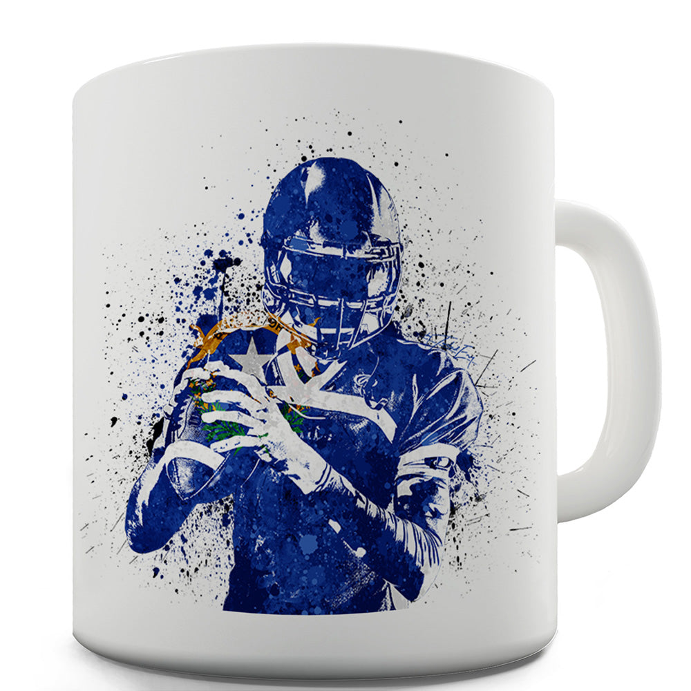 Nevada American Football Player Funny Mugs For Coworkers