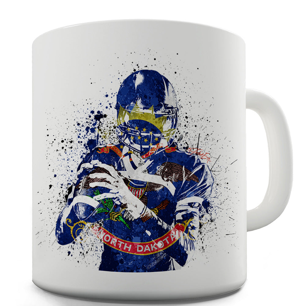 North Dakota American Football Player Funny Mugs For Friends