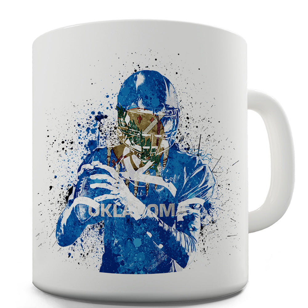 Oklahoma American Football Player Funny Office Secret Santa Mug