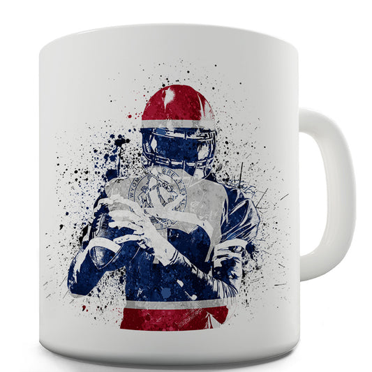 Wyoming American Football Player Funny Coffee Mug