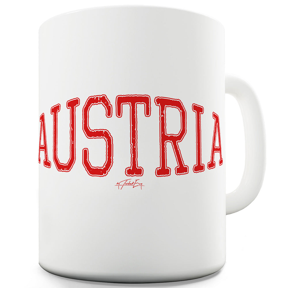 Austria College Grunge Funny Mugs For Coworkers