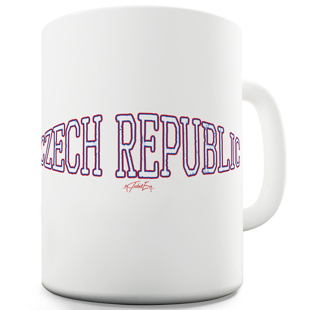 Czech Republic College Grunge Funny Mugs For Men Rude