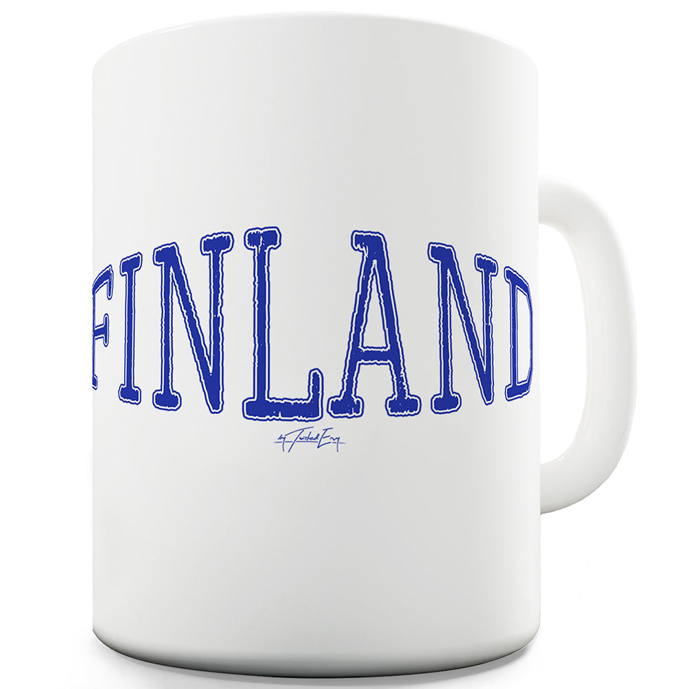 Finland College Grunge Funny Office Secret Santa Mug