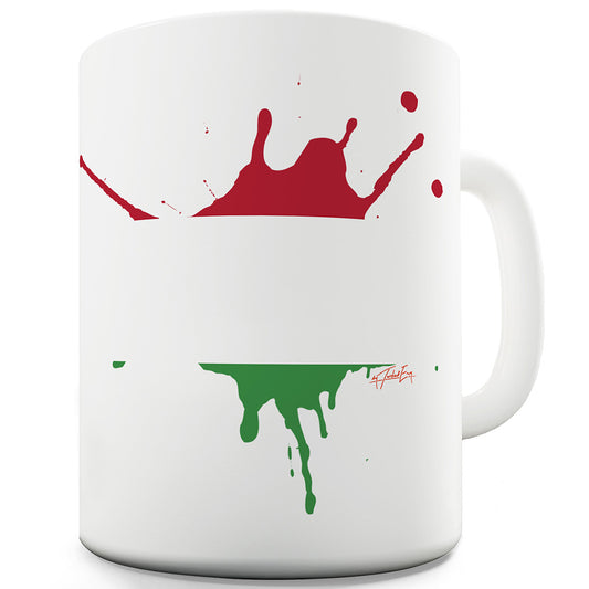 Hungary Splat Ceramic Mug Slogan Funny Cup