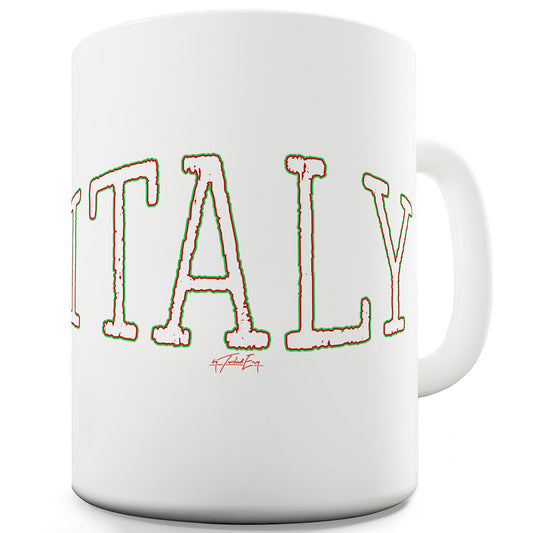 Italy College Grunge Ceramic Mug